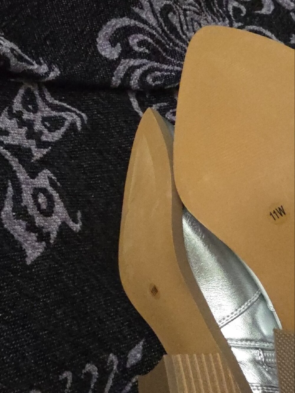 Lane Bryant Metallic Silver Pointed Ankle Booties - Picture 10 of 12